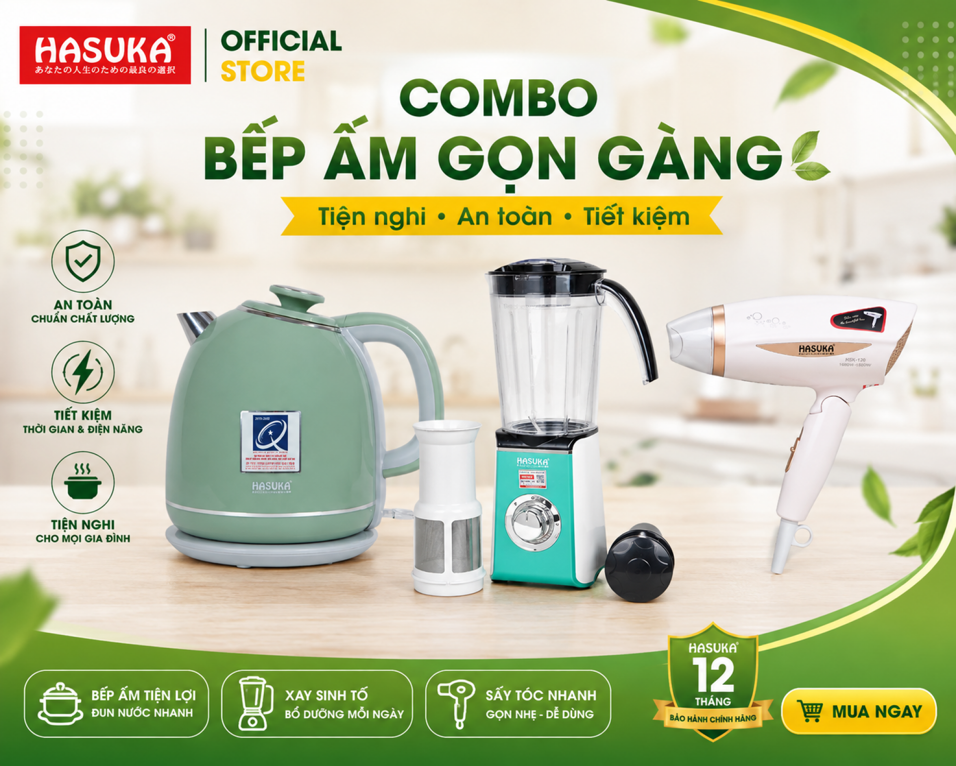 Bếp Ấm Gọn Gàng
