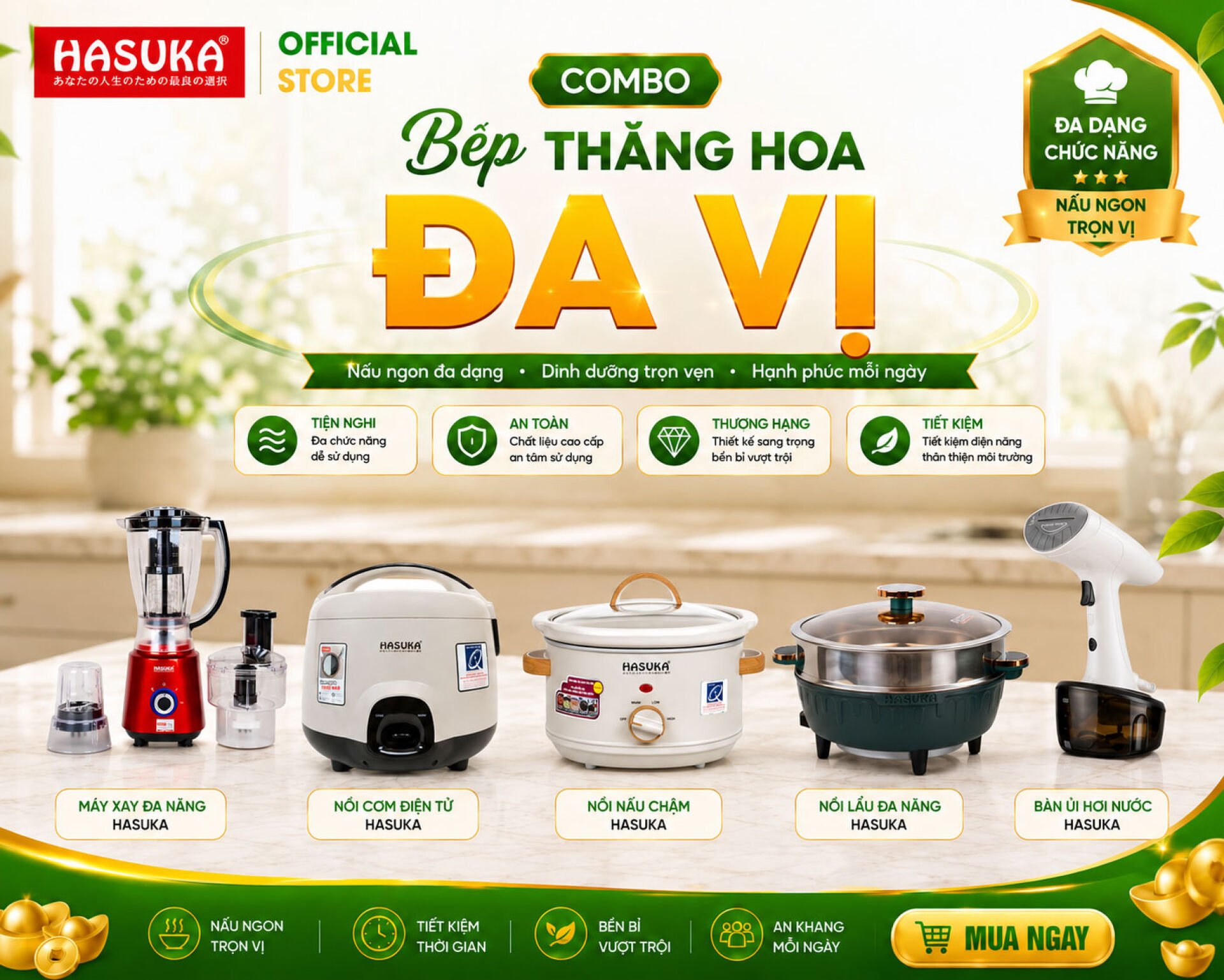 Bếp Thăng Hoa Đa Vị