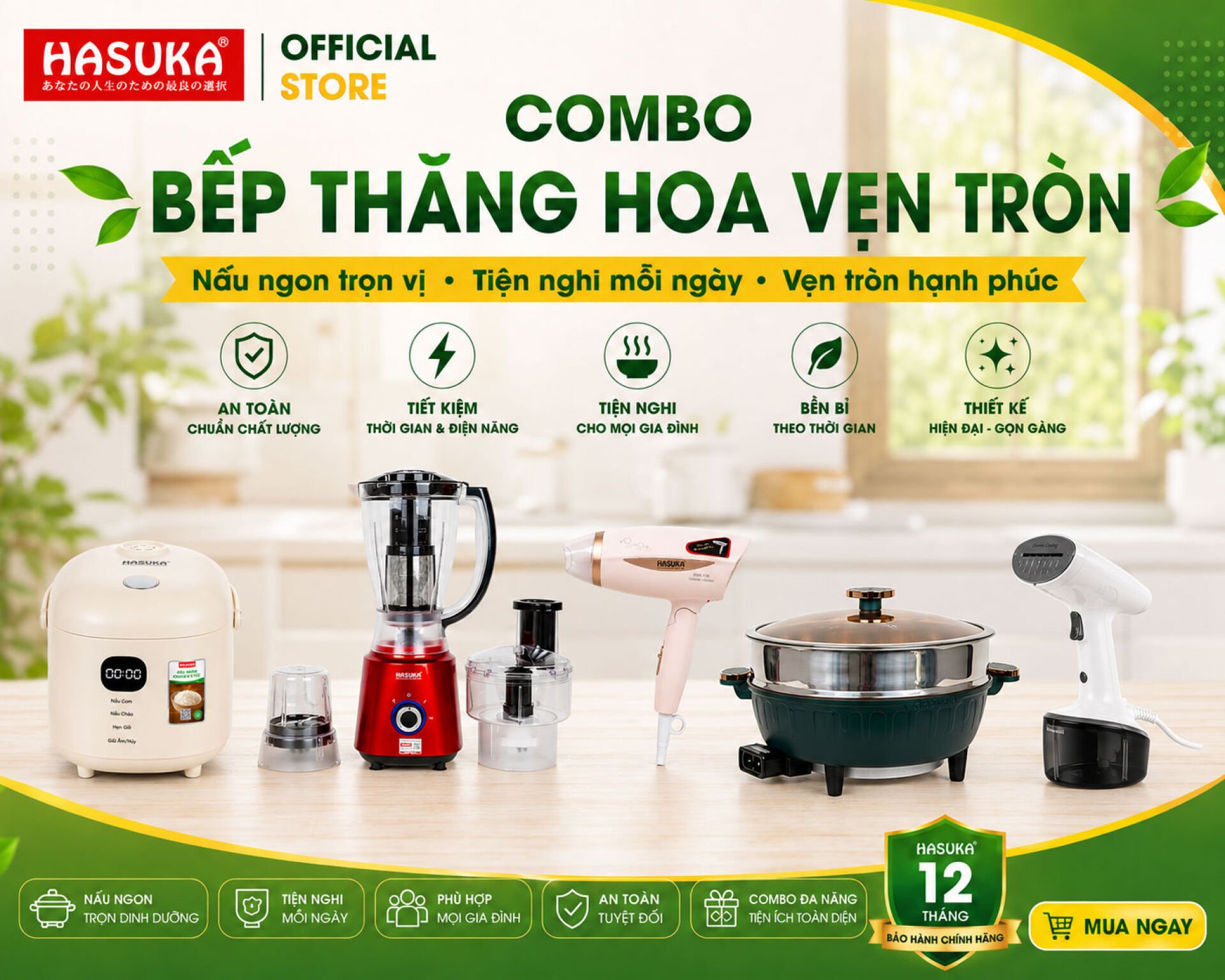 Bếp Thăng Hoa Vẹn Tròn