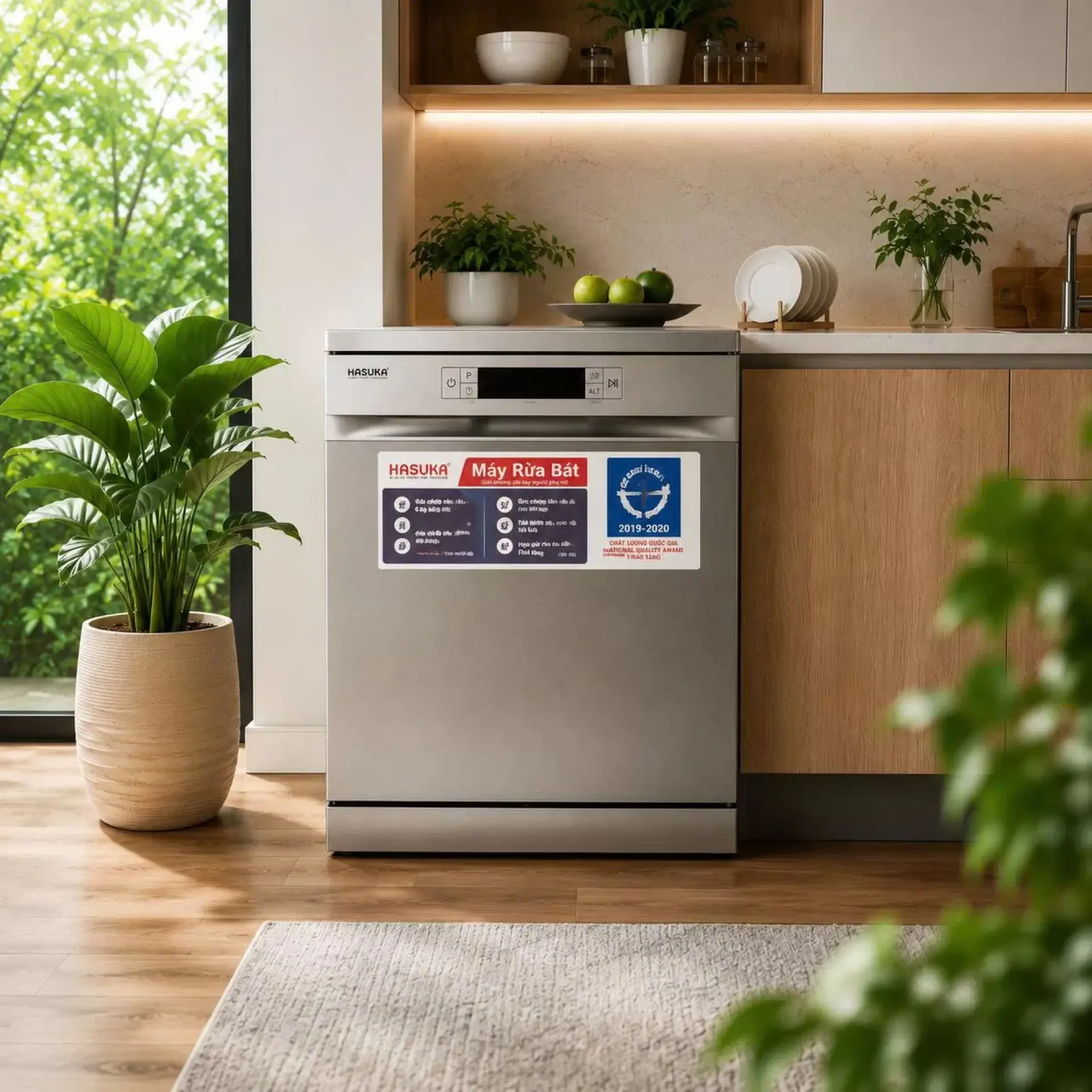 Máy rửa bát hiện đại Hasuka HSK-MRB999