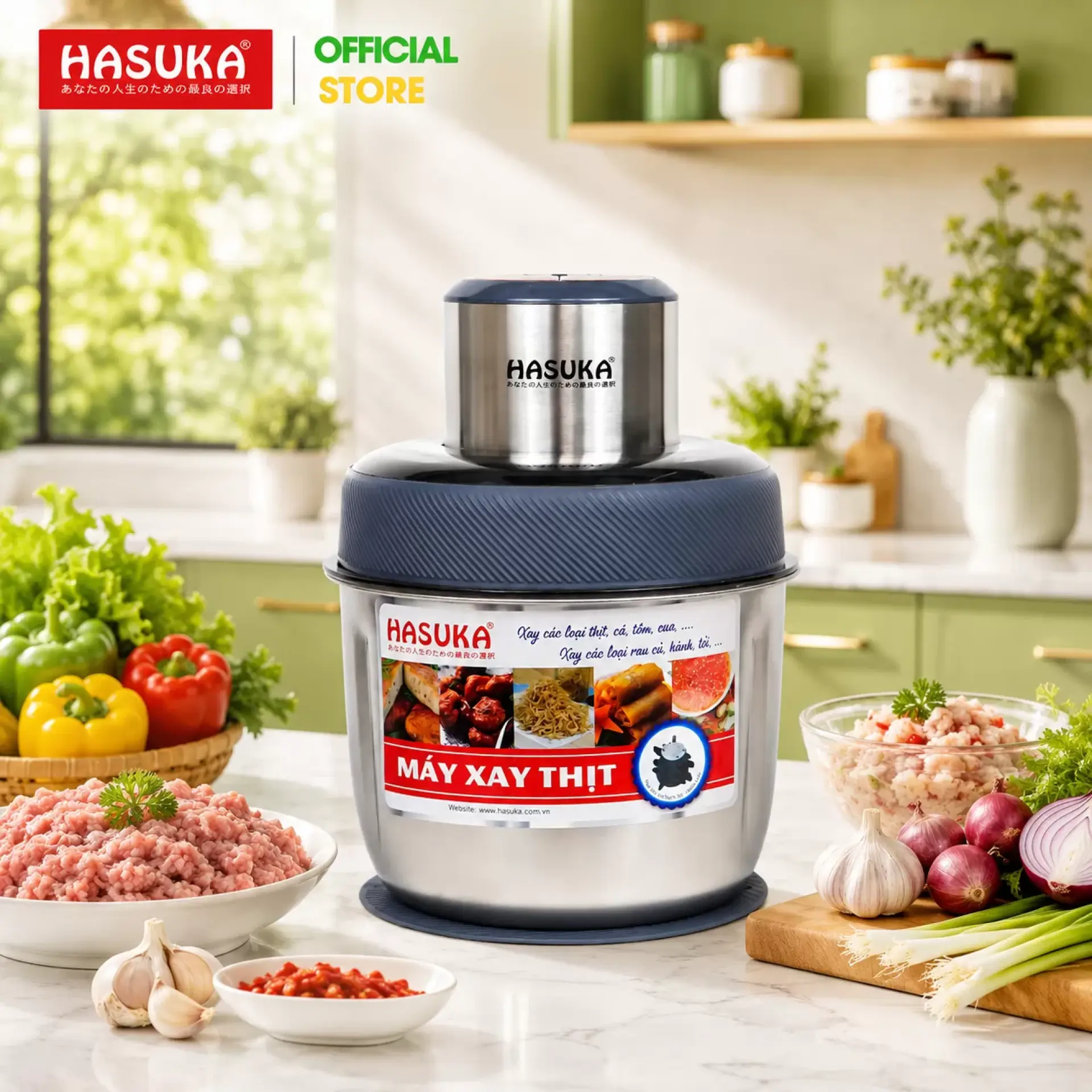 Máy xay thịt đa năng Hasuka HSK-133