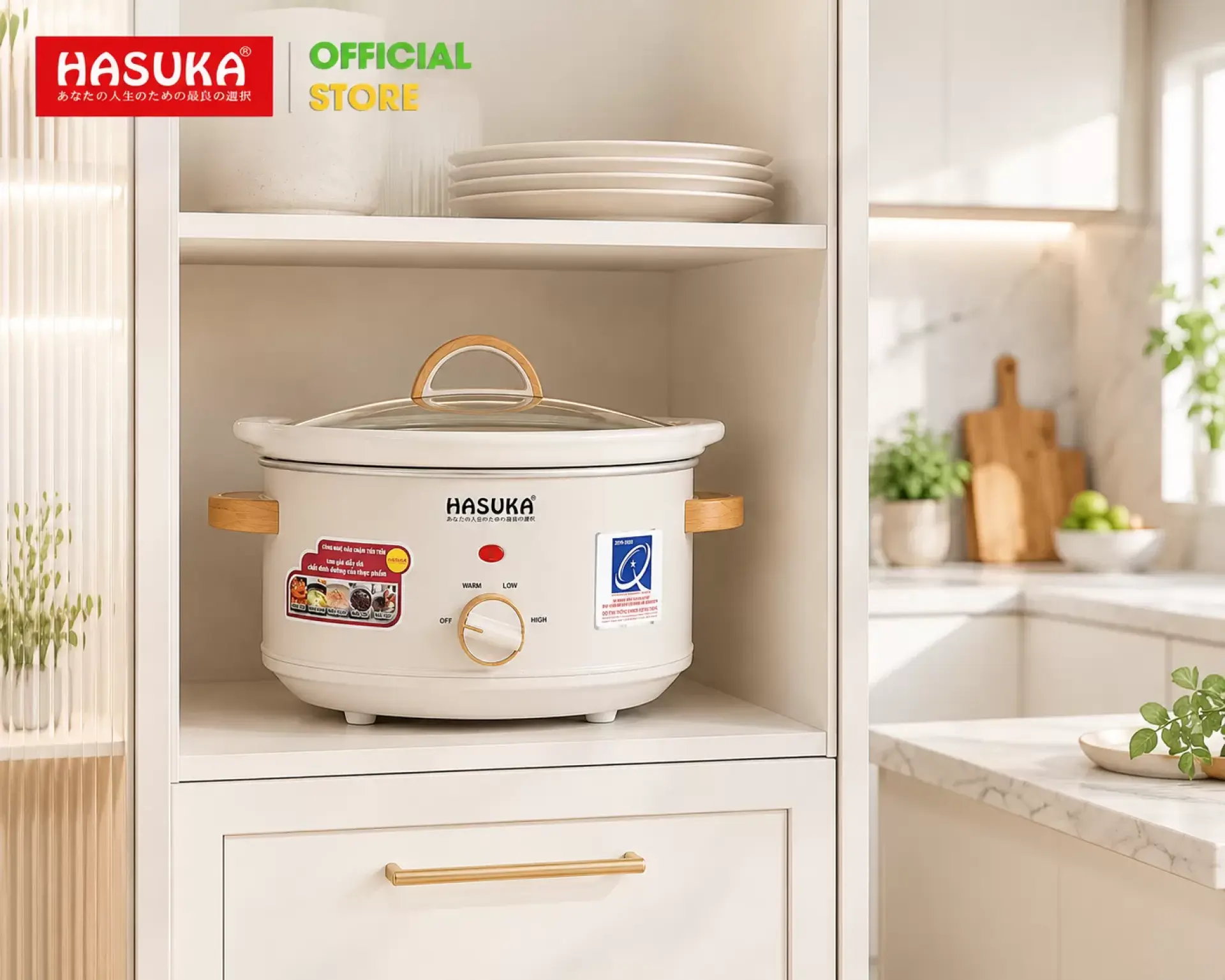 Nồi nấu chậm đa năng Hasuka HSK-136 (3,5L)