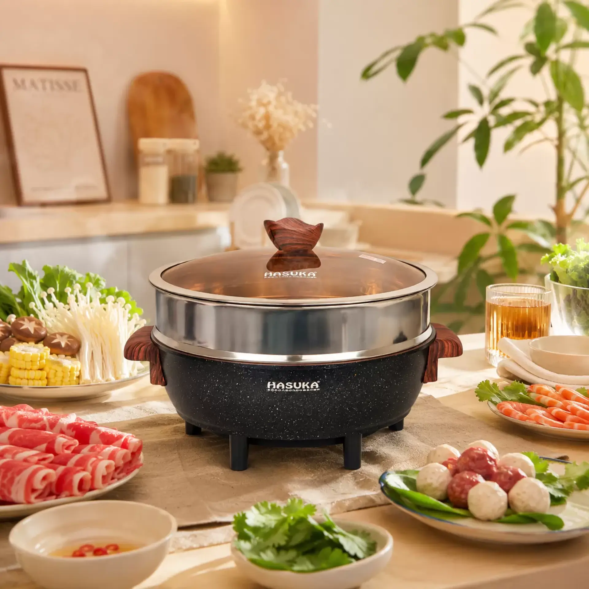 Lẩu điện đa năng Hasuka HSK-355