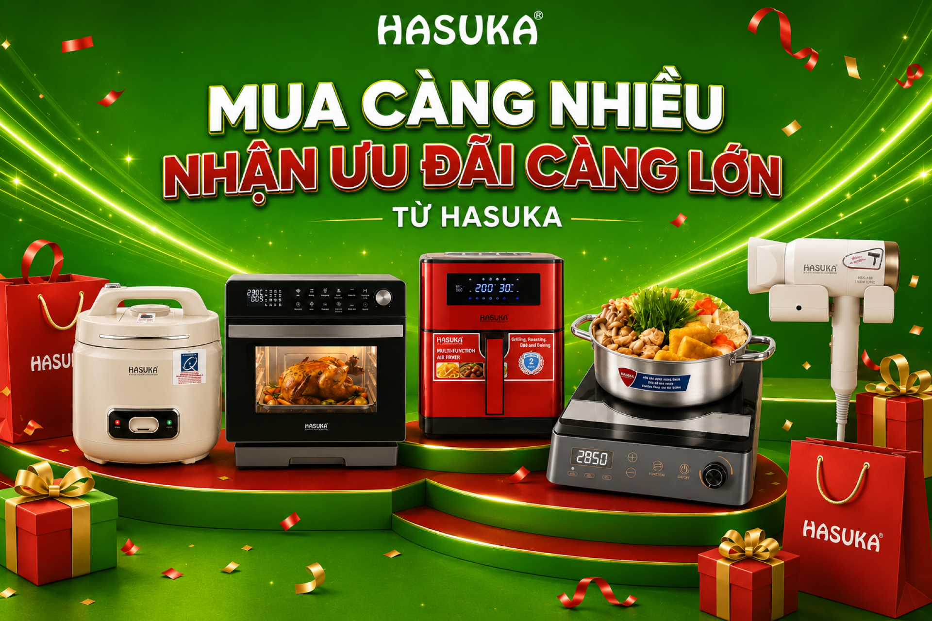 Mua càng nhiều – Nhận ưu đãi càng lớn từ HASUKA